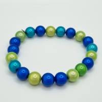 Armband Miracle Beads Blau Grün  (A72) Bild 3