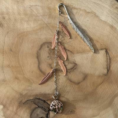 Handgefertigtes Lesezeichen aus Metall, UNIKAT