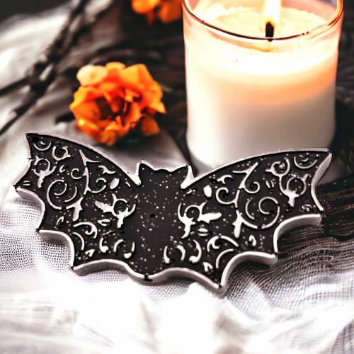 Fledermaus Silikon Anhänger Gießform, Schlüsselanhänger Epoxidharzform, Betonschmuck Geschenkanhänger Resinform Schmuck