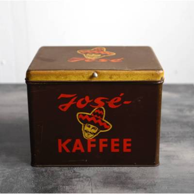 seltene Vintage Blechdose José Kaffee