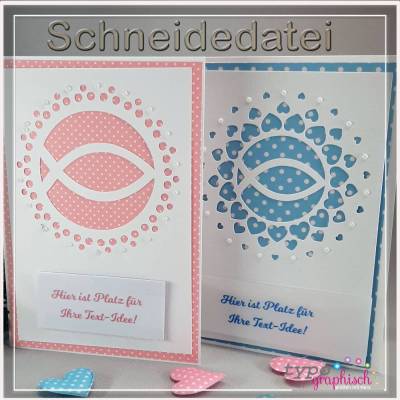 Plotterdatei neutrale Karten – FISCH und FISCH & PUNKT