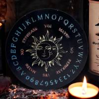 Pendelbrett mit Sonne Mond Silikonform, mystisches Pendel Orakel Gießform, Wahrsagung Betonform, Spirituelle Deko DIY Bild 1
