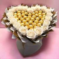 Essbarer Blumenstrauß - "Gold Love" mit Ferrero Rocher Bild 2
