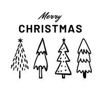 Merry Christmas Tree - Frohe Weihnachten - Plotterdatei - SVG Download Datei - Plotterdatei - Basteln - DIY - Cricut - Bild 1