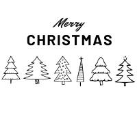 Merry Christmas Tree - Frohe Weihnachten - Plotterdatei - SVG Download Datei - Plotterdatei - Basteln - DIY - Cricut - Bild 1