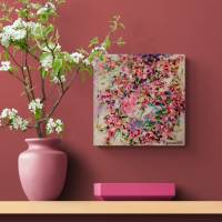 BLÜTENDUFT - florales, abstraktes Gemälde auf Leinwand von Christiane Schwarz Bild 6