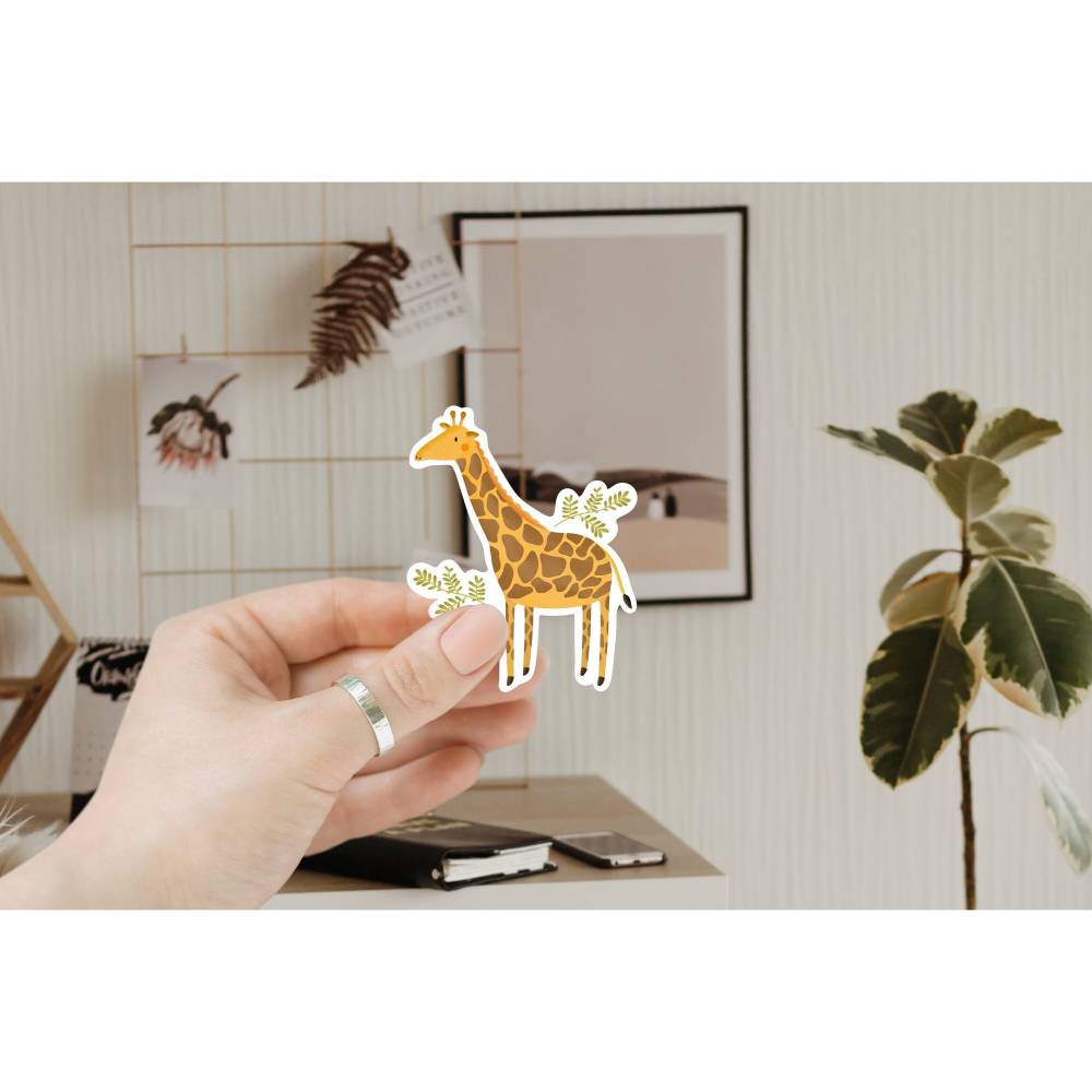 Sticker Giraffe Vinyl Aufkleber Tiere Kiss Cut - Safari Sticker
