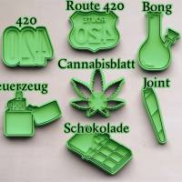 Cannabis Keksausstecher | Cookie Cutters | Ausstechform | Keksform | Plätzchenform | Plätzchenausstecher Bild 2