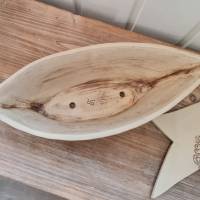 Keramik Boot zum bepflanzen natur 26 cm Unikat, Handarbeit Bild 4