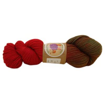 Herbsttöne - handgefärbte Sockenwolle (66.2/1)