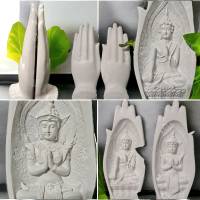 Latexform Buddha Thai Set Buchstützen Mold Gießform - NL000081 Bild 1