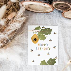 Geburtstagskarte Bienen A6 Karte Geburtstag für Kinder - Karte Bienen Alles Liebe - Geburtstagskarte Tiere Bild 5
