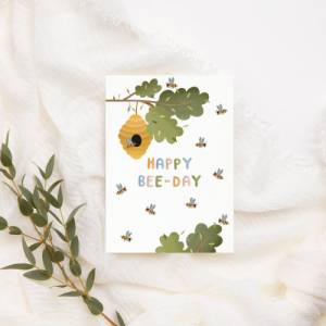 Geburtstagskarte Bienen A6 Karte Geburtstag für Kinder - Karte Bienen Alles Liebe - Geburtstagskarte Tiere Bild 7