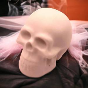 Kleiner Totenkopf 3D Silikonform, Halloween Resin Silikon Form Halsketten Anhänger, Schlüsselanhänger Epoxidharz Resin Bild 1