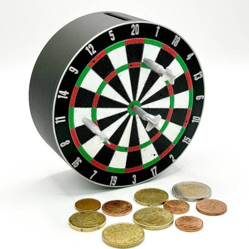 Dartscheibe Spardose - zum Hinstellen & Aufhängen