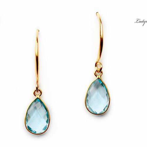 Topas Ohrringe Geburtsstein Dezember Himmlische Ohrringe Edelstein Schmuck Geschenk