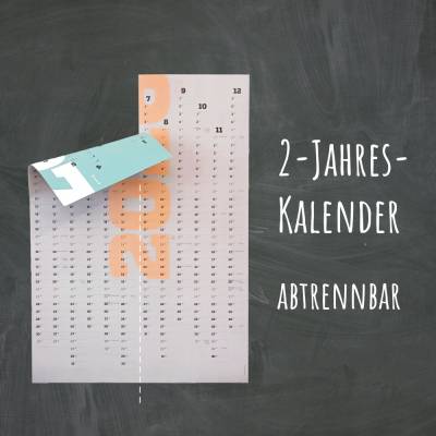 Wandkalender 2026 und 2027 extra groß A1 – Design-Planer mit Perforation & Feiertagen