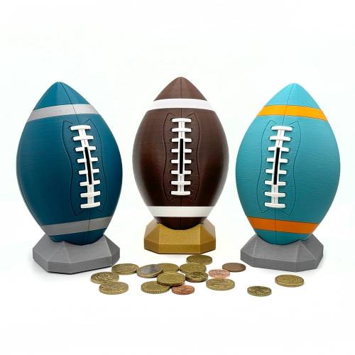 Football Spardose in verschiedenen Farben