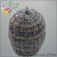 handgestrickte Mütze, Wollmütze für Damen - warm und kuschelig - mit Glitzer !! Bild 4