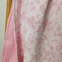 Decke aus Musselin für Baby Kinderdecke Musselin und Waffelpique  Kinderwagen Decke für Sommer rosa Taufgeschenk Bild 5