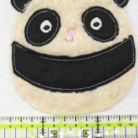 Panda Pandas Applikation Patch zum Annähen Aufbügeln für Schultüte & co. Bild 4