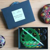 DotArt Mandala DIY Kit Basic inkl. 3 auswählbarer Farben zu je 20ml Bild 3
