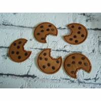 Keks, Cookie, Patch, zum Aufbügeln, Applikation Bild 1