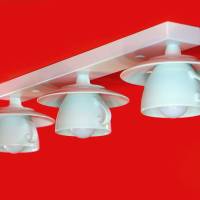 Moderne Tassenlampe | Deckenleuchte aus 3Tassen | Lampe aus Porzellan Geschirr für Küche, Esszimmer und Landhaus Bild 2