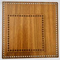 Korbböden aus Holz, Holzzuschnitte, Holzboden zum Umhäkeln in verschiedenen Farben und Größen Bild 4