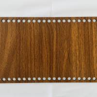 Korbböden aus Holz, Holzzuschnitte, Holzboden zum Umhäkeln in verschiedenen Farben und Größen Bild 7