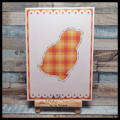 Plotterdatei Osterkarte Küken