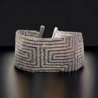 Perlenarmband gewebt Saatperlen Armband Frauen Armband breit Manchettenarmband Armband Magnetverschluss Alltagsschmuck G Bild 1