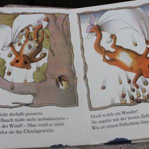 Bilderbuch " Die Erfindung - Eine Haselmausgeschichte" VEB Postreiter Verlag 1. Auflage 1982 DDR Bild 5