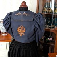 Eton Jacket im Stil der 1890er aus Wollstoff Bild 2