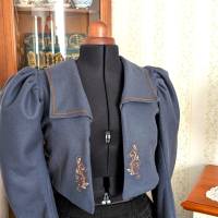 Eton Jacket im Stil der 1890er aus Wollstoff Bild 3