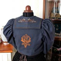 Eton Jacket im Stil der 1890er aus Wollstoff Bild 8