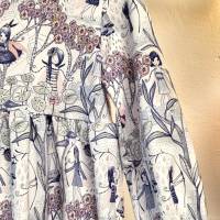 Kleid mit Rüschen aus BIO Baumwolle, Stoffdesign "Elfen" von susalabim Bild 3