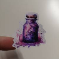 Stickersheet / Stickerbogen Hexen Tränke Flaschen Magic Potion Magisch Witchy 11 Sticker pro Bogen Bild 3