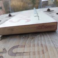Schlüsselbrett Holz | Shabby Chick | vanille-antik rot | 35x12cm Bild 8