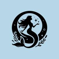 Bügelbild Meerjungfrau in Wunschfarben zum aufbügeln- mit oder ohnen Namen - Personalisierbares Bügelbild Bild 5