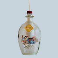 Upcycling Lampe aus Whisky Flasche | Vintage Flaschenlampe für Party u. Hausbar | Flaschenlicht | Deko Leuchtflasche Bild 1