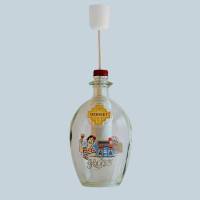 Upcycling Lampe aus Whisky Flasche | Vintage Flaschenlampe für Party u. Hausbar | Flaschenlicht | Deko Leuchtflasche Bild 2