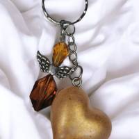 Schlüsselanhänger mit Schutzengel - Herz - NicSa-Art SA000148 - Einzelstück Bild 1