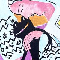 Henri Matisse - Der Froschtraum, The Frog Dream, Traum, Dream, Froschbild, Fauvismus, Originalbild, Acrylmalerei, Unikat Bild 6
