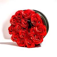 Valentinstagsgeschenk Seifenrosen Bouquet Rote Rosen Muttertagsgeschenk Bild 2
