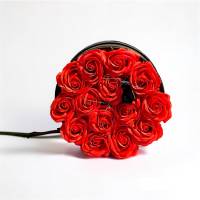 Valentinstagsgeschenk Seifenrosen Bouquet Rote Rosen Muttertagsgeschenk Bild 3