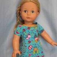 Super süßes Raglan Kleid für 45-50 cm Puppen Bild 1