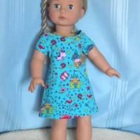 Super süßes Raglan Kleid für 45-50 cm Puppen Bild 2