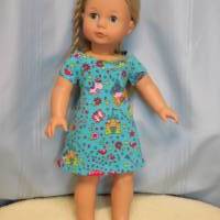 Super süßes Raglan Kleid für 45-50 cm Puppen Bild 3
