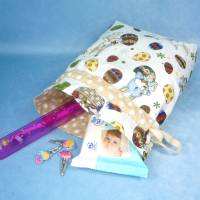 Krimskramsbeutel (M) mit bunten Osterhasen | Spielzeugbeutel für Kinder | Geschenkbeutel für Ostern Bild 7